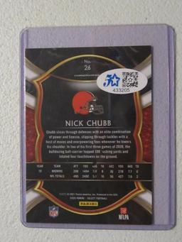 NICK CHUBB SIGNED CARD WITH FSG COA