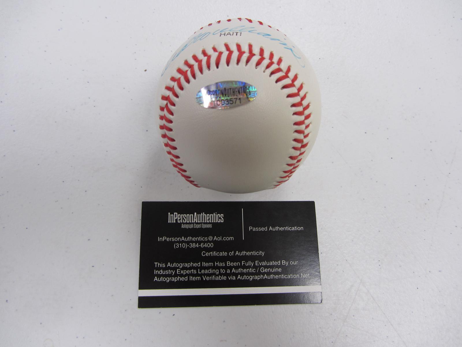 TED WILLIAMS SIGNED BASEBALL IPA COA