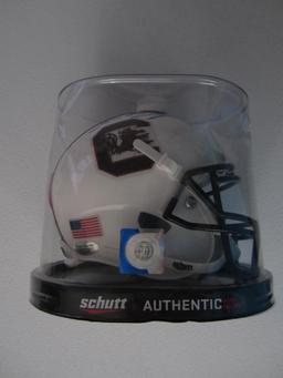 LOU HOLTZ SIGNED MINI HELMET WITH COA