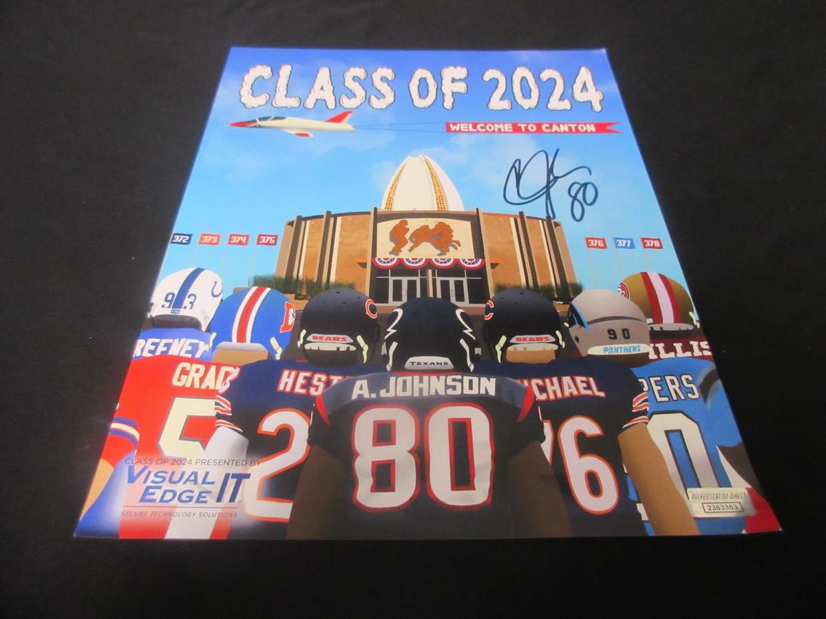 ANDRE JOHNSON SIGNED PHOTO WITH COA