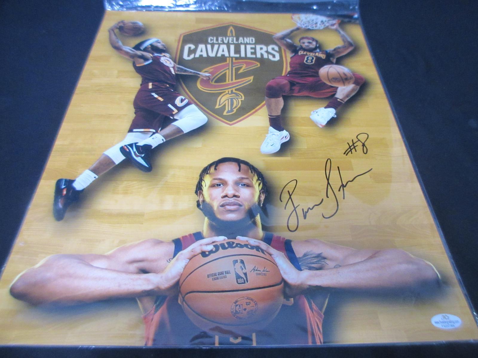 LAMAR STEVENS SIGNED 16X20 PHOTO CAVS COA