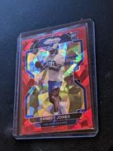 2021 Panini Prizm #421 Red Cracked Ice Ernest Jones Rams Rookie