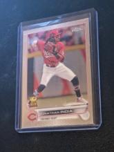 2022 Topps Chrome #182 Jonathan India Trophy Cup Cincinnati Reds