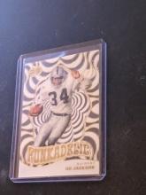 Bo Jackson RARE GOLD FOIL CLEAR ACETATE INVESTMENT CARD Parallel Insert