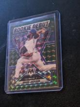 2022 Panini Mosaic #RD-20 Andre Jackson Rookie Debut Green Mosaic card