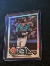 Jarred Kelenic Mariners Prizm Refractor USC68 2023 Topps Chrome Update