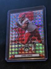 2022 Panini Mosaic #223 Chris Jones Silver Mosaic Prizm Holo Kansas City Chiefs