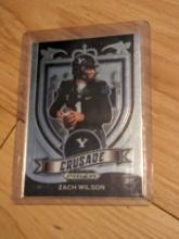 2021 Panini Prizm Draft Picks # 168 Zach Wilson Rookie Crusade