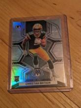 2022 Panini Mosaic #281 CHRISTIAN WATSON RC NFL Debut Silver Prizm#Packers