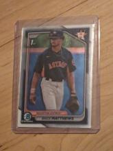 2024 Bowman Chrome #BCP-69 Brice Matthews 1st Bowman Houston Astros