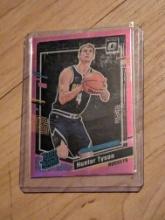 2023-24 Donruss Optic Hunter Tyson Hyper Pink #201 Rookie