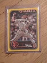 Keaton Winn 2024 Topps Series 1 Yellow Border #83 Rookie San Francisco Giants RC