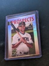 Druw Jones BOWMAN REFRACTOR SILVER PRIZM ROOKIE CARD 2023 DRUW JONES Bowman RC