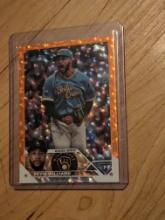 010/299 2023 Topps Update Devin Williams Orange Foil