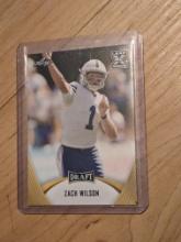 2021 Leaf Draft XRC Rookie Zach Wilson RC  yellow#03 BYU Cougars