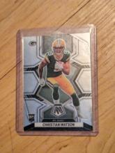 2022 Panini Mosaic #281 Christian Watson Rookie Green Bay Packers