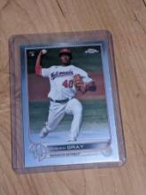 JOSIAH GRAY Rookie Card RC 2022 Topps Chrome #160 Washington Nationals