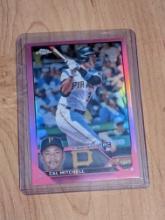 2023 Topps Chrome Pink Refractor CAL MITCHELL RC #108 FREE SHIPPING