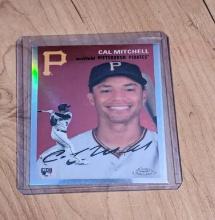CAL MITCHELL - 2023 Topps Chrome Platinum Anniversary Silver RC #56 Pirates