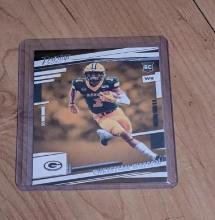 2022 Panini Prestige H2 NFL Christian Watson SP ROOKIE Card No. 399 PACKERS RC