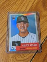 2022 Topps Chrome Platinum Anniversary Refractor Rookie RC Colton Welker #26