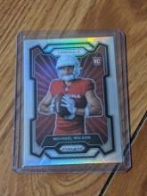2023 Panini Prizm Michael Wilson Rookie Variation RC Prizm Silver #336
