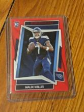2022 Panini Rookies & Stars #102 Malik Willis Red RC Tennessee Titans