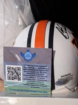Bo Jackson Autographed Mini Helmet with coa