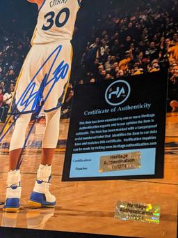 Stephen Curry autographed 8x10 photo with coa