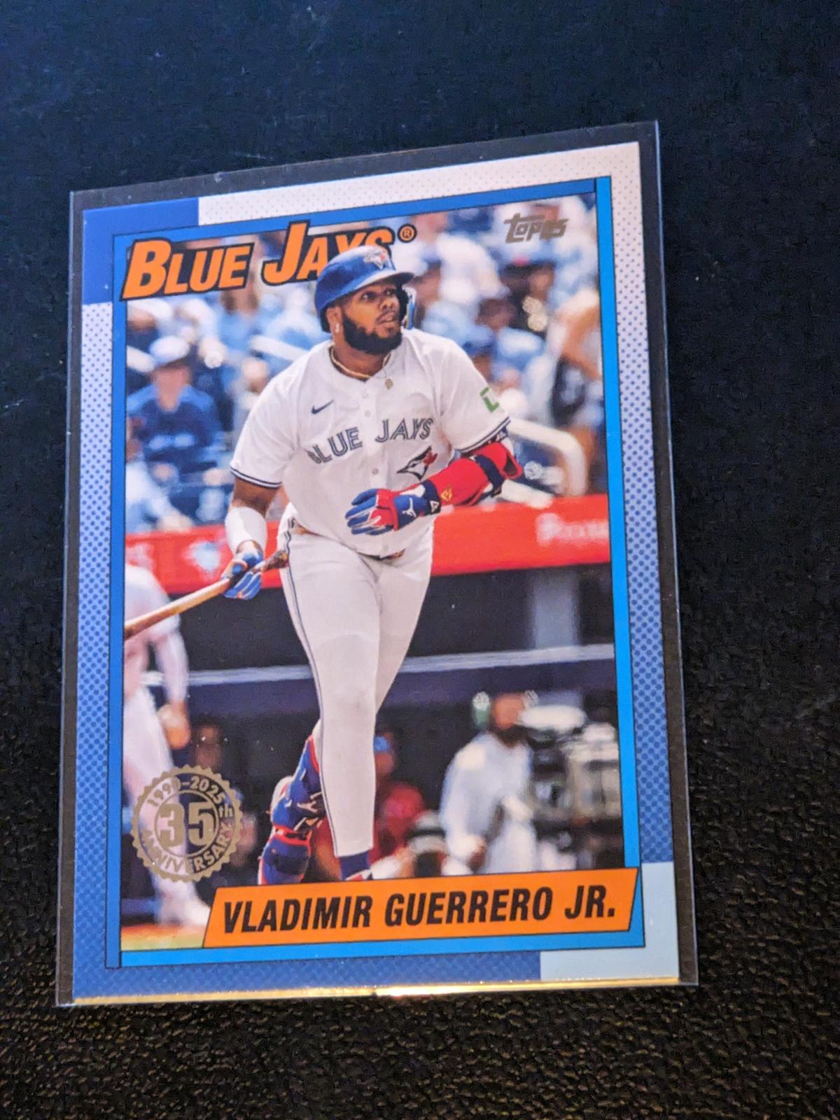 Vladimir Guerrero Jr. 2025 Topps Series 1 1990 Insert #T90-12 Blue Jays