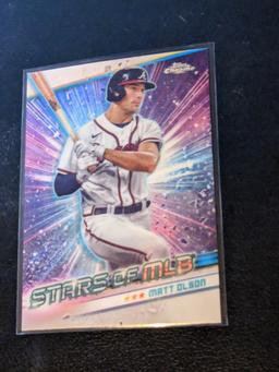 Matt Olson Atlanta Braves 2024 Topps Chrome Stars of MLB csmlb-31