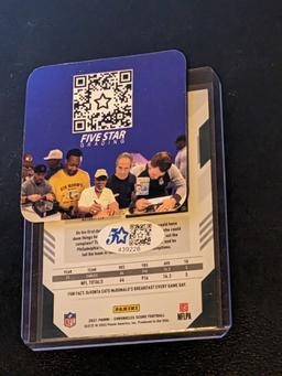 Devonta Smith autographed card w/coa