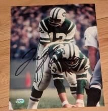Joe Namath autographed 8x10 photo with coa