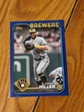 2024 Topps Series 2 Owen Miller Card #537 Black Border