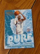 2024-25 Panini NBA Hoops - Pure Players (Winter) #6 Shai Gilgeous-Alexander