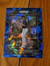 2023 Panini Prizm - AJ Smith-Shawver #6 Blue Ice Prizm