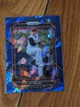 2023 Panini Prizm - Ky Bush #59 Blue Ice Prizm (RC)