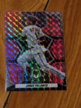 2022 Panini Mosaic Jorge Polanco Pink Camo Prizm #167 - Minnesota Twins