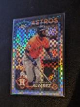 2024 Topps Chrome Yordan Alvarez X-Fractors #170 Houston Astros