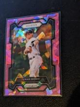 2024 Panini Prizm #123 Craig Biggio Pink Ice Prizm