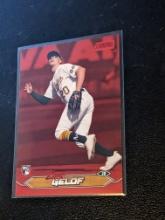 2024 Topps Stadium Club Zack Gelof Red Foil #281 RC