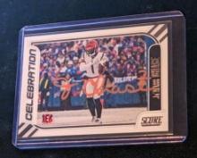 Ja Marr Chase autographed card w/coa