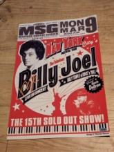 Billy Joel Signed Poster 11x17 with coa