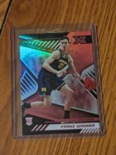 Franz Wagner 2021-22 Panini Chronicles Draft Picks XR Pink RC #169 Michigan