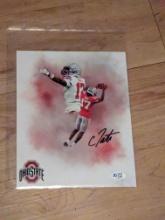Carnell Tate Signed Autographed 8x10 Photo with coa/witnessed