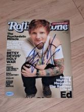 Ed Sheran autographed 8x10 photo with coa