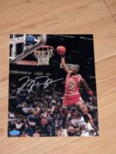 Michael Jordan autographed 8x10 photo with coa