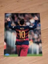 Lionel Messi autographed 8x10 photo with coa