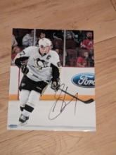Sidney Crosby autographed 8x10 photo with coa