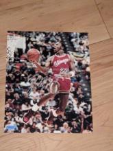 Michael Jordan autographed 8x10 photo with coa